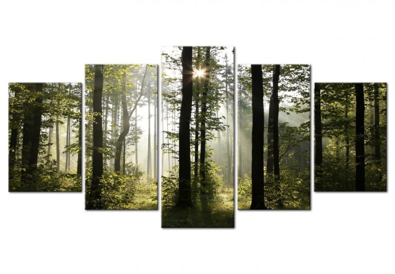 Pětidílné obrazy – lesní spánek Pětidílné obrazy – lesní spánek