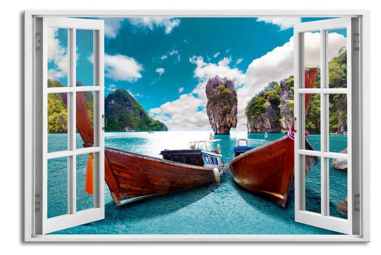 Obraz okno thajský Phuket Obraz okno thajský Phuket