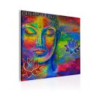 Abstraktní obraz barevný Buddha Abstraktní obraz barevný Buddha
