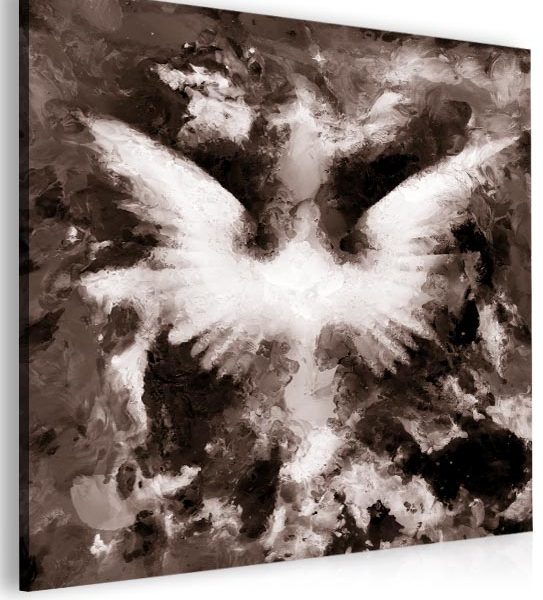 Abstraktní obraz andělská křídla – hnědý Abstraktní obraz andělská křídla – hnědý