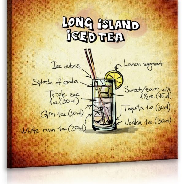 Obraz cedule Long Island Iced Tea Obraz cedule Long Island Iced Tea