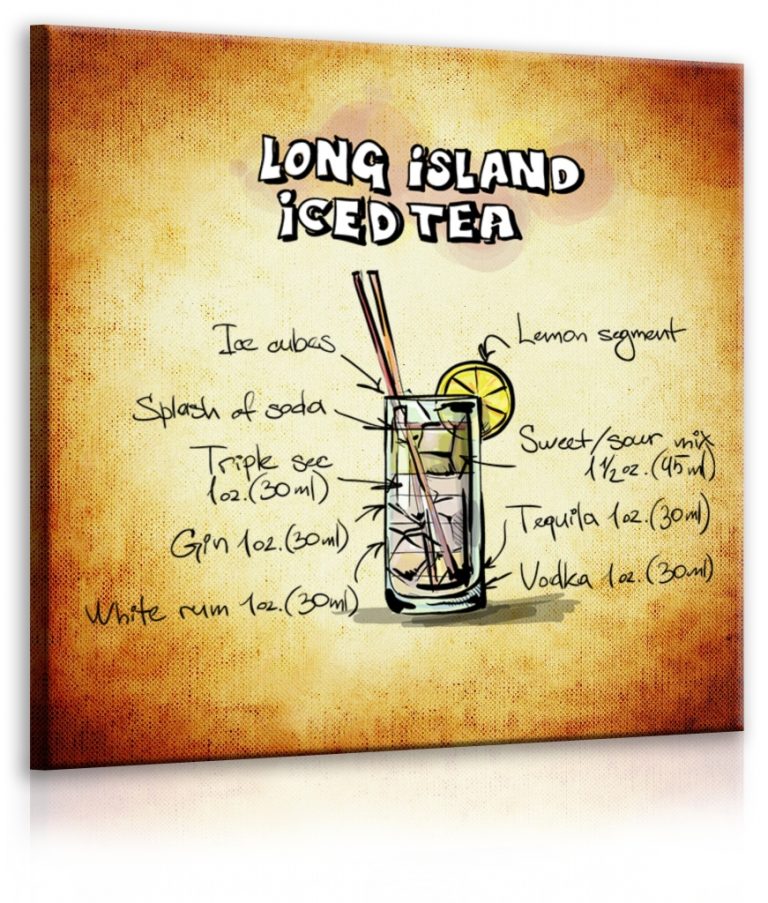 Obraz cedule Long Island Iced Tea Obraz cedule Long Island Iced Tea