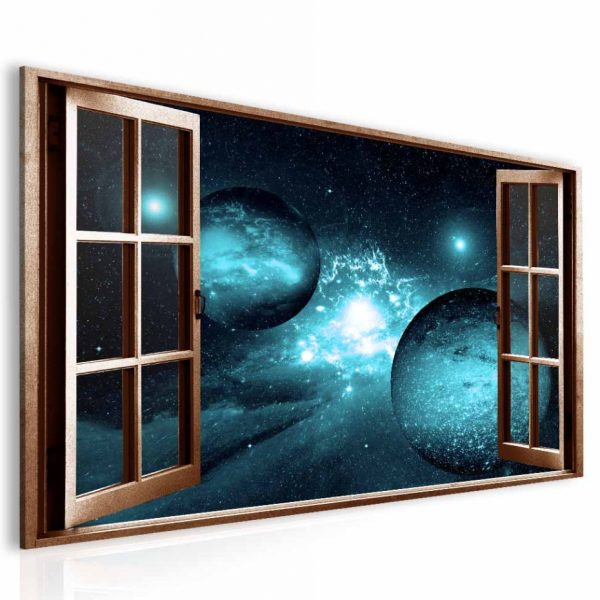 Obraz okno safírová galaxie Obraz okno safírová galaxie