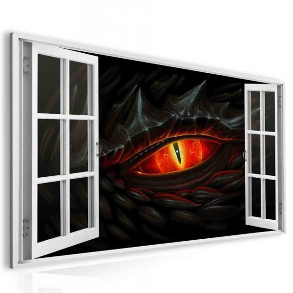 Obraz okno dračí oko Obraz okno dračí oko