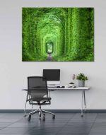 Obraz Zelený tunel Obraz Zelený tunel
