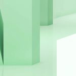 3D tapeta Místnost zelená 3D tapeta Místnost zelená