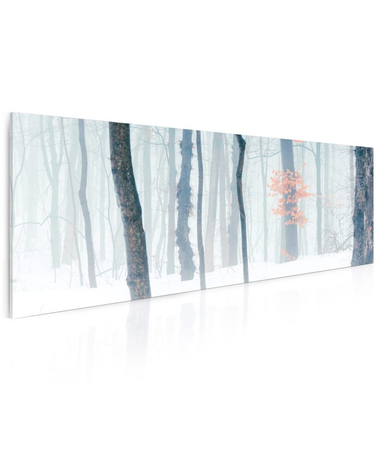 Obraz zimní les v mlze Obraz zimní les v mlze