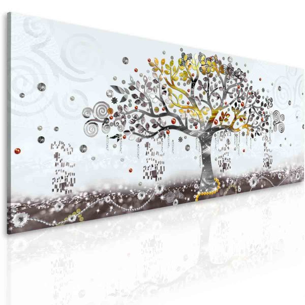 Obraz malovaný abstraktní strom sklad Obraz malovaný abstraktní strom sklad