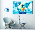 Abstraktní obraz mapa meditace Abstraktní obraz mapa meditace