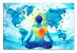 Abstraktní obraz mapa meditace Abstraktní obraz mapa meditace