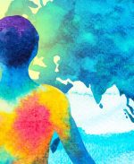 Abstraktní obraz mapa meditace Abstraktní obraz mapa meditace
