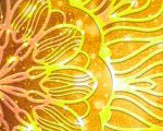 Obraz Zářící vesmírná mandala Obraz Zářící vesmírná mandala