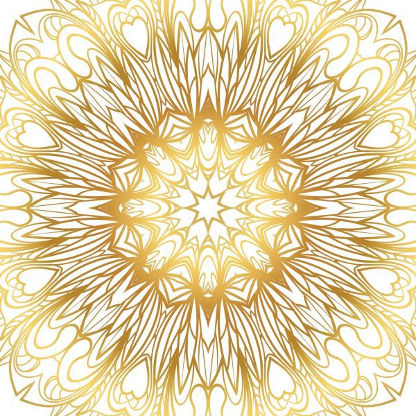Tapeta Mandala zlatá Tapeta Mandala zlatá