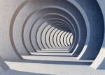 Tapeta Betonový tunel Tapeta Betonový tunel